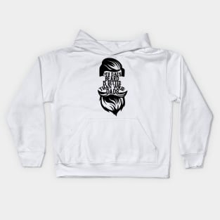 barber shop Kids Hoodie